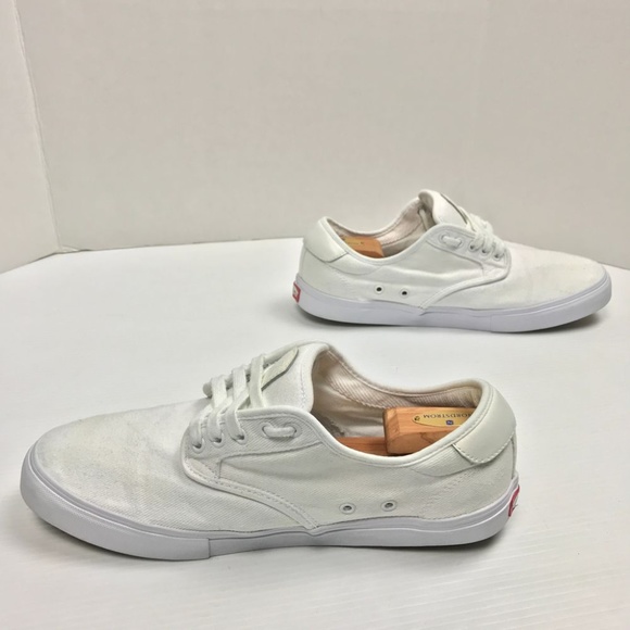 🎩 VANS Chima Ferguson White Skateboard Shoes 13 - Picture 6 of 7